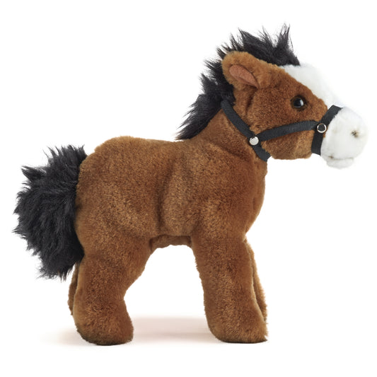Horse with Bridle Plush Stuffed Animal Toy
