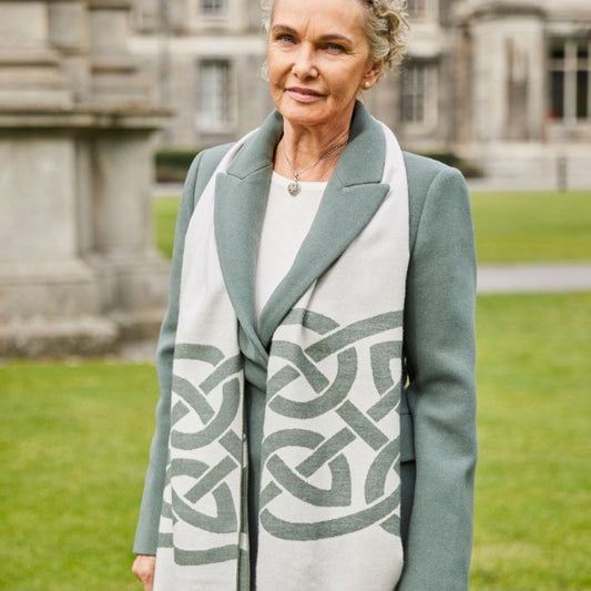 Celtic Knot Reversible Ladies Scarf