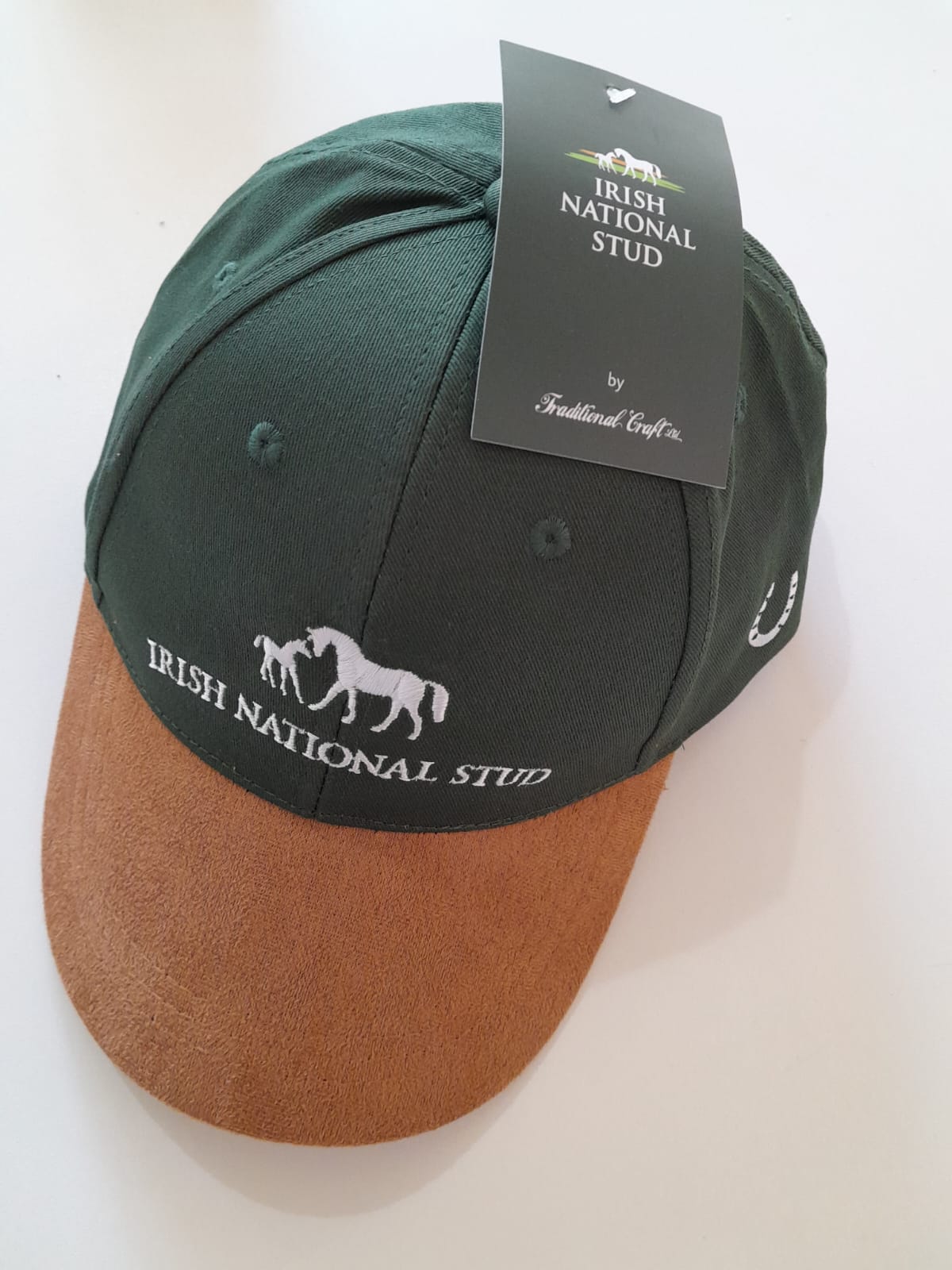 Baseball Cap Brown Suede Peak