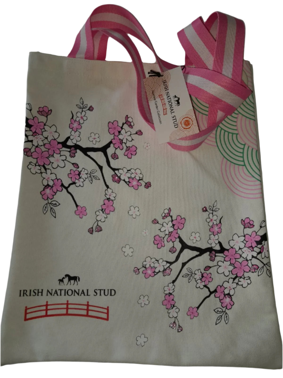 NATURAL BLOSSOM JAPPANESE GARDEN TOTE-OS