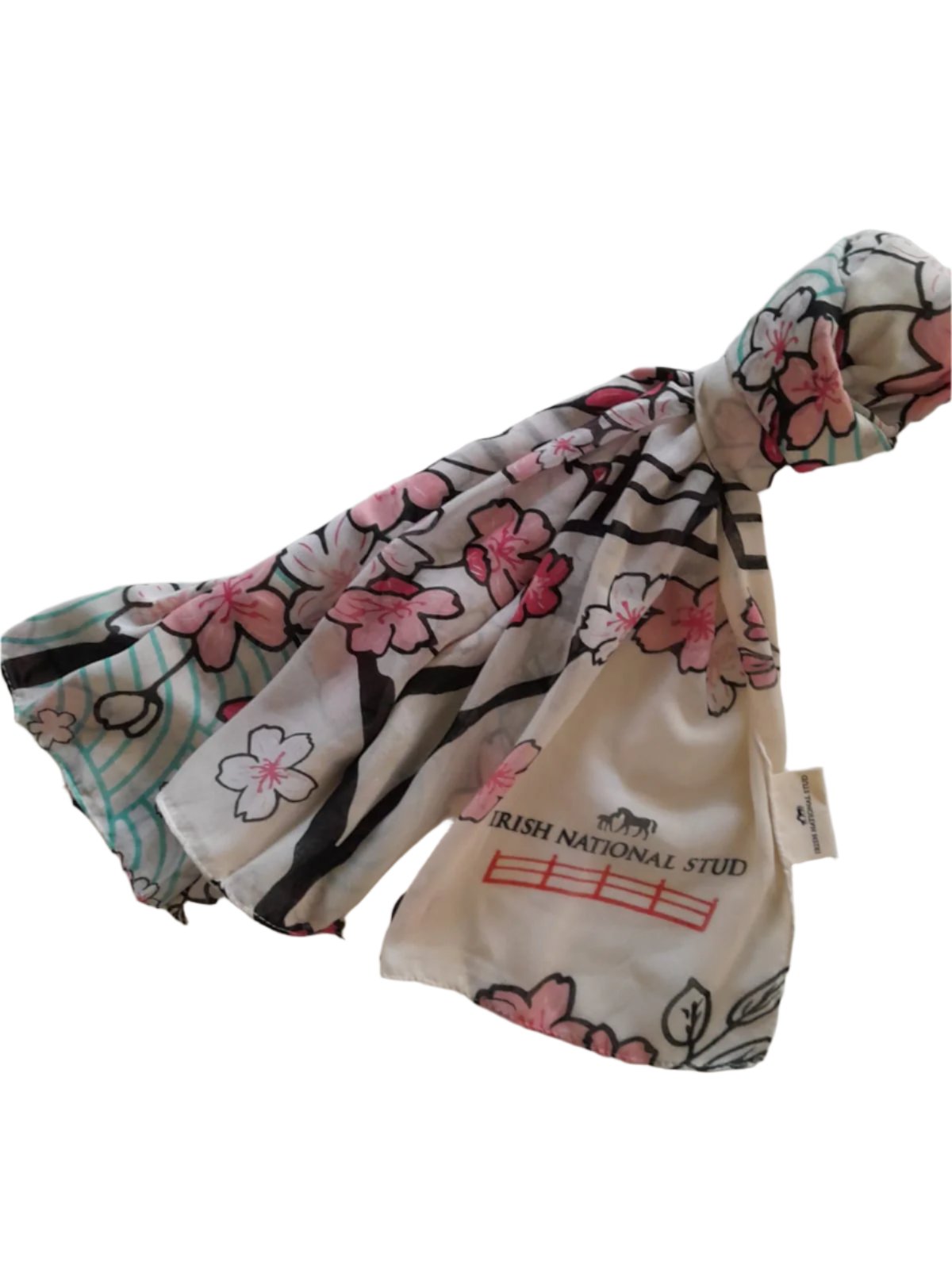 MULTI INS JAPANESE GARDEN FASHION SCARF