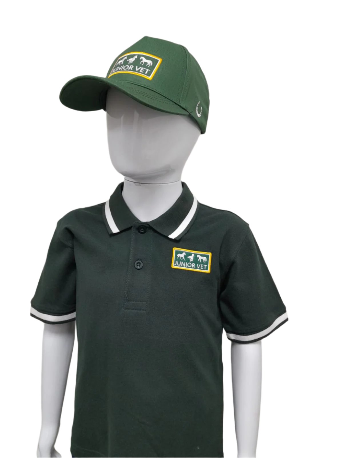 BOTTLE GREEN INS JUNIOR VET POLO