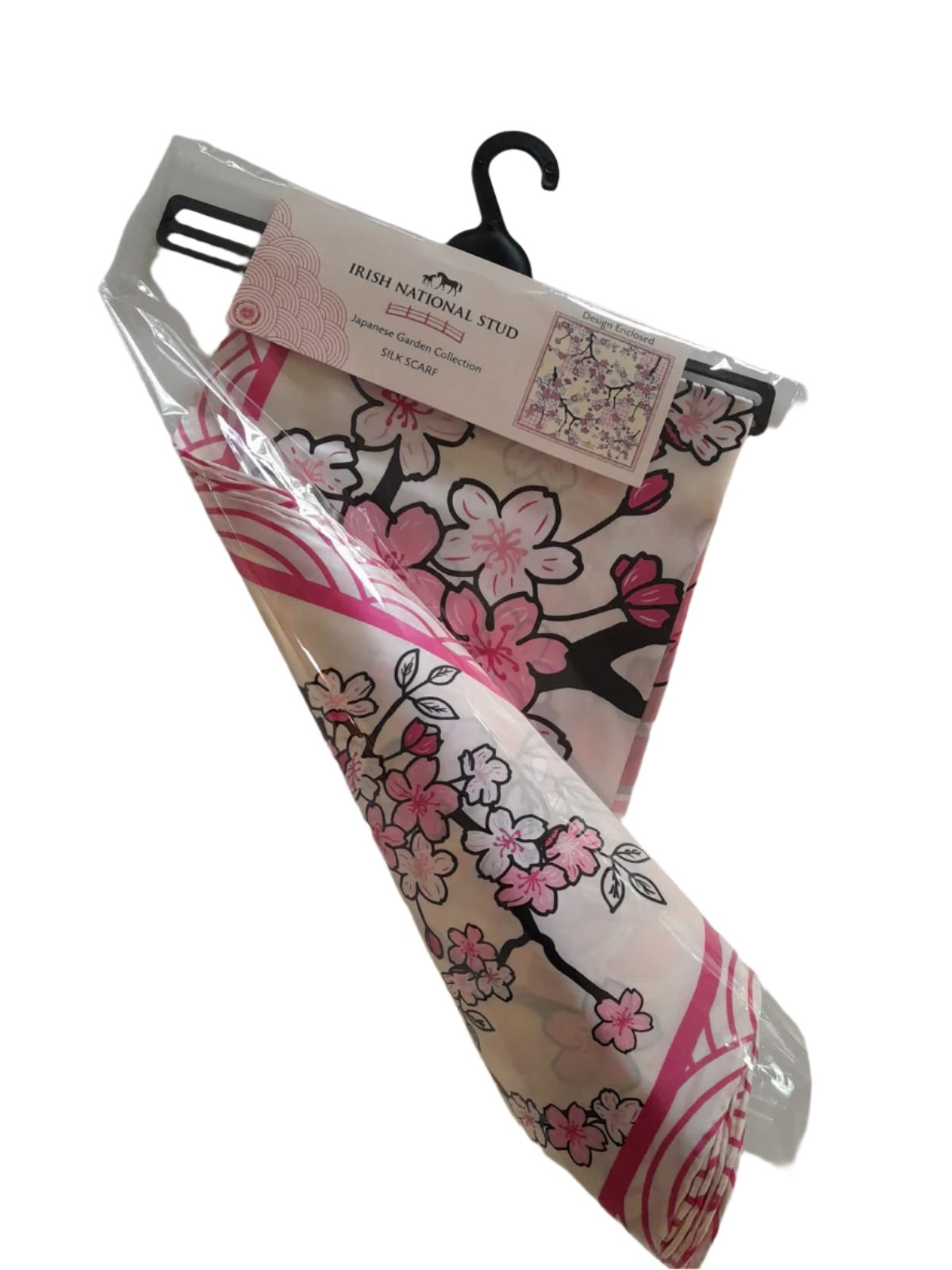 INS JAPANESE GARDEN SILK SCARF