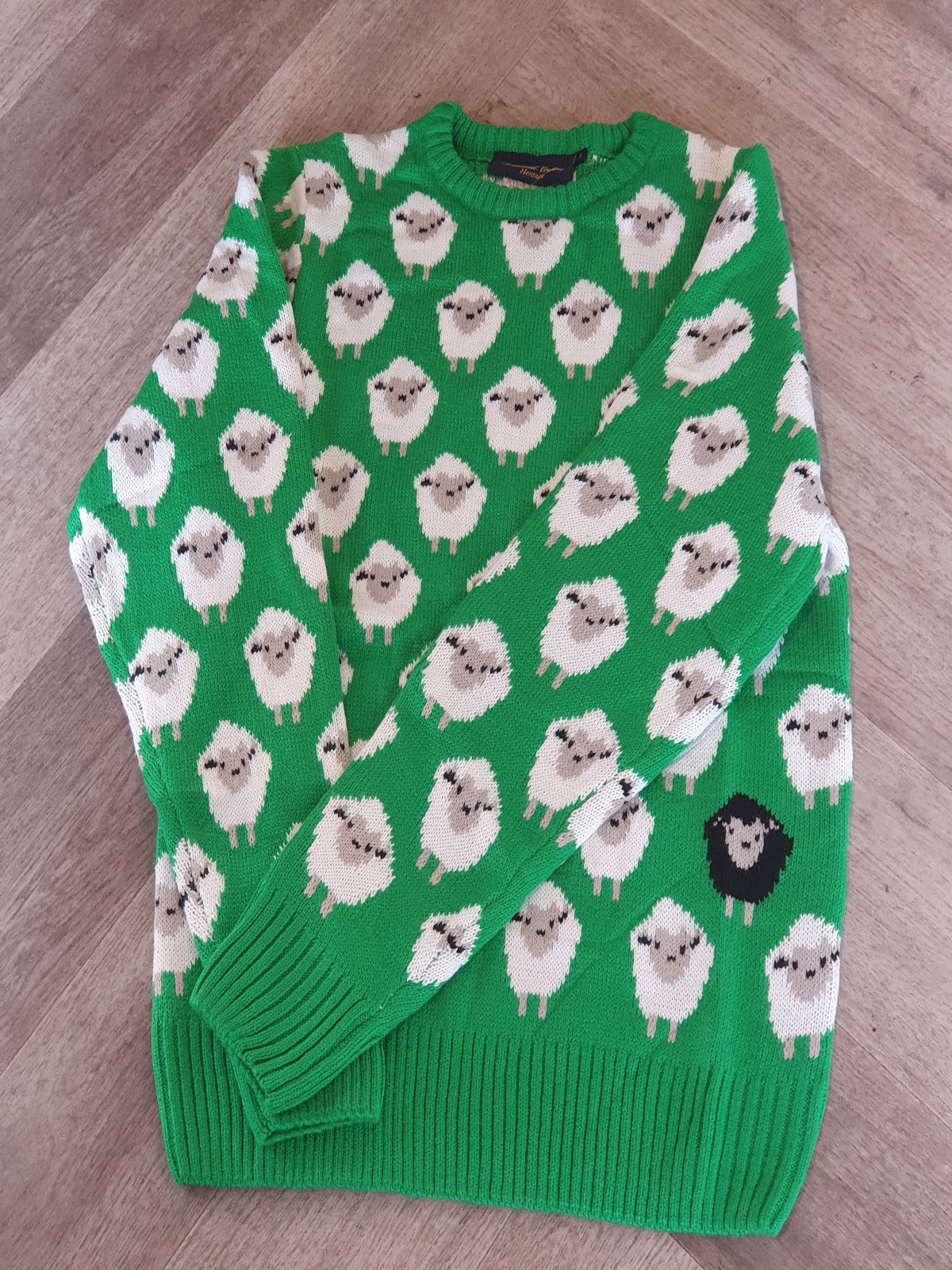 Green Sheep Unisex Jumper