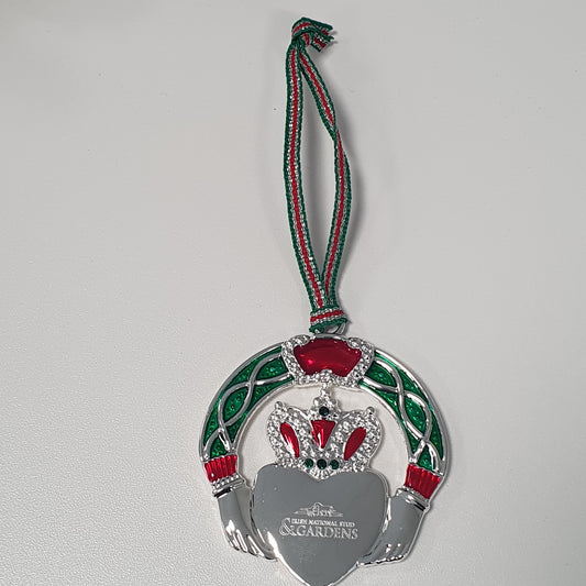 INS Engraved Claddagh Christmas Tree Decoration