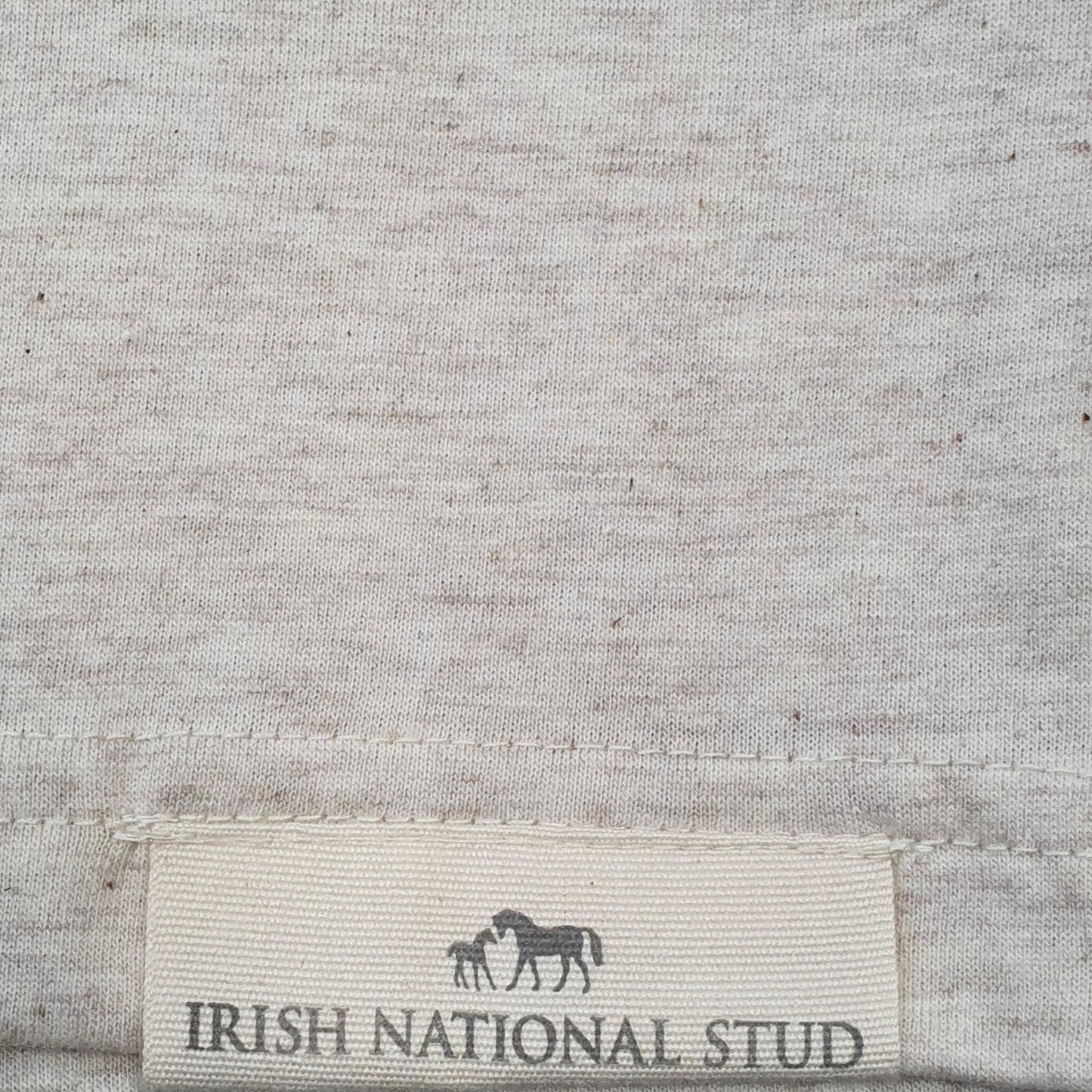 INS OATMEAL MARL GREY HORSE T-SHIRT