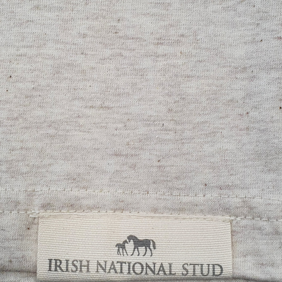 INS OATMEAL MARL GREY HORSE T-SHIRT