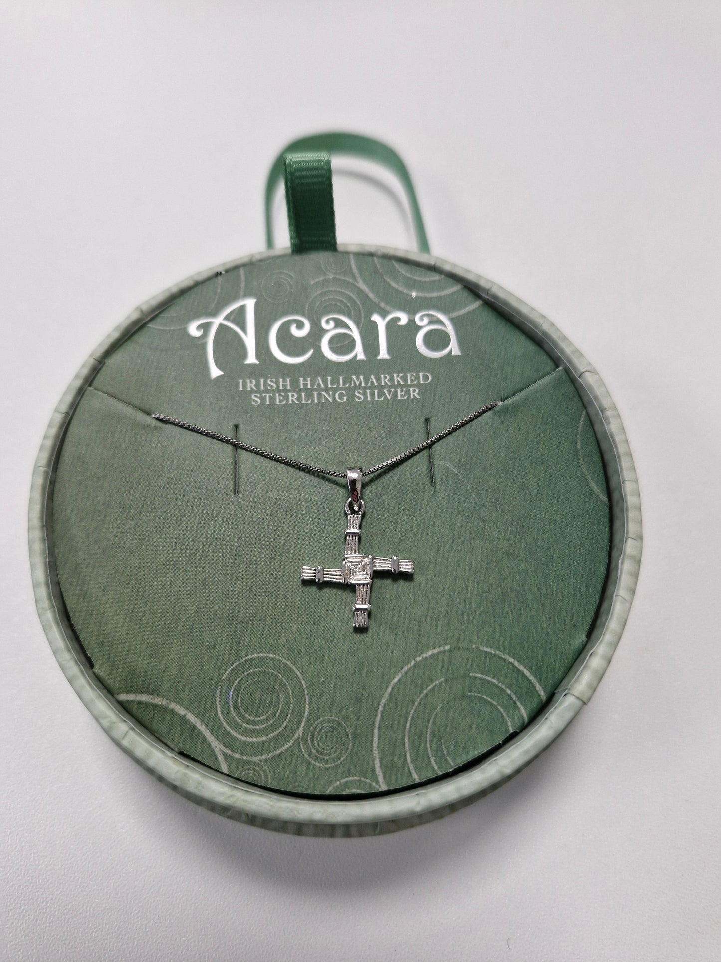 S/S ST. BRIDGETS CROSS PENDANT