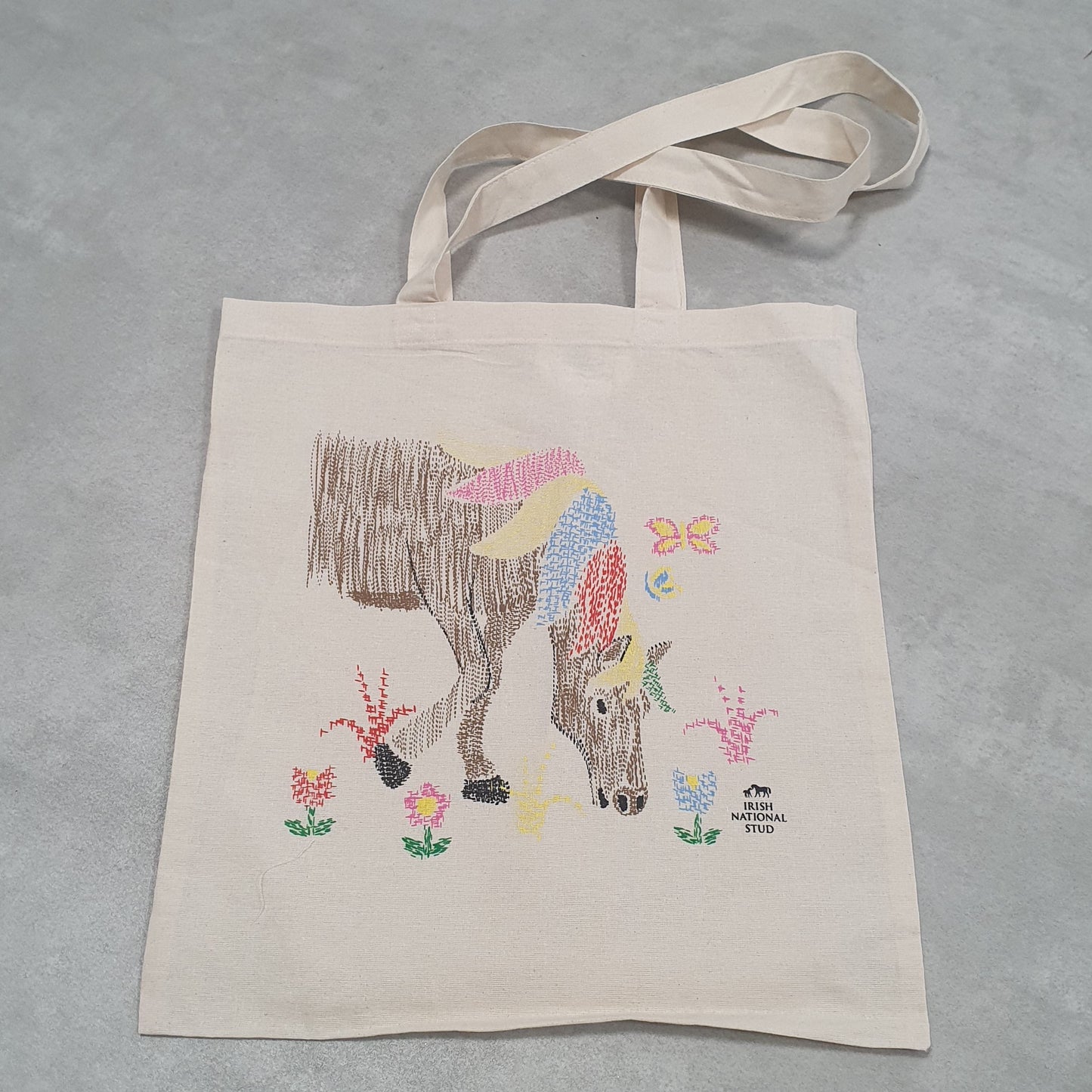 INS SKETCH HORSE TOTE BAG