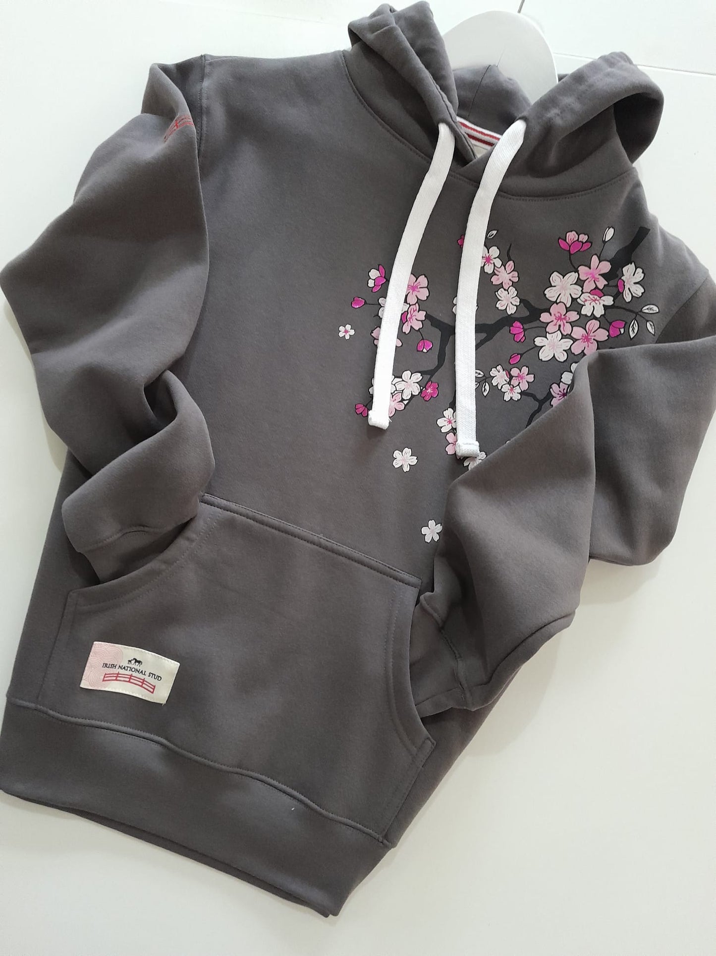 INS Pewter Cherry Blossom Hoody