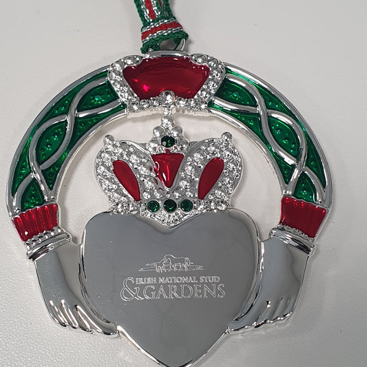 INS Engraved Claddagh Christmas Tree Decoration