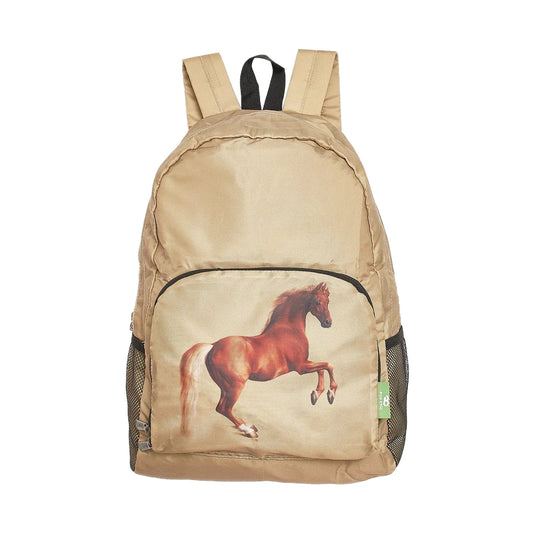 National Gallery Collection Foldable Backpack - Whistlejacket by George Stubbs