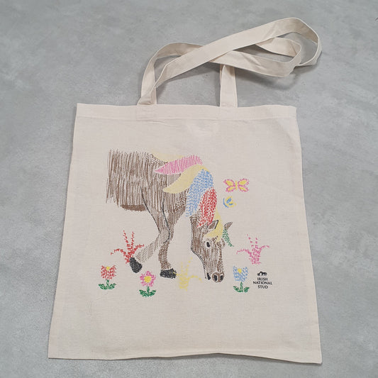 INS SKETCH HORSE TOTE BAG